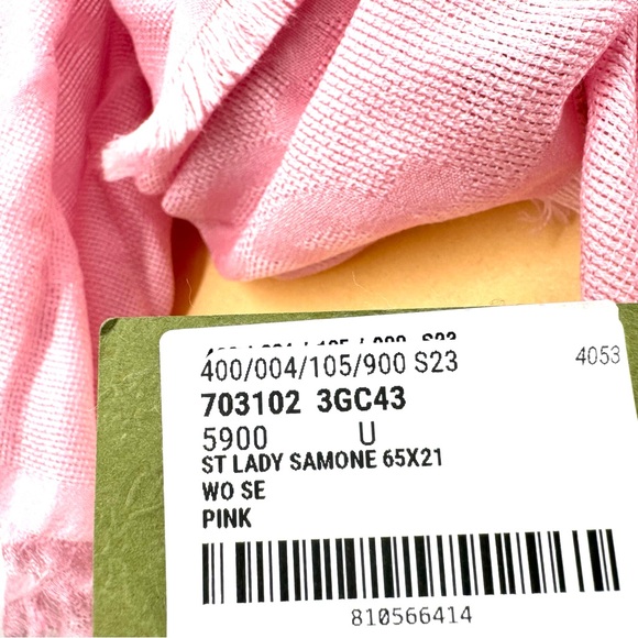 Gucci Stole Samone Interlocking GG Silk/Wool shawl scarf 🔥👀👀🔥🔥🔥 - Picture 11 of 14